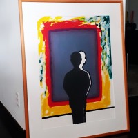 Bezinning bij de weerschijn in kleuren verzadigd